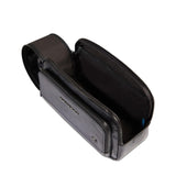 Beauty case uomo in pelle, Nero