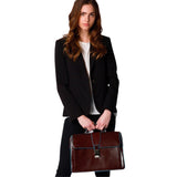 Borsa da Dottore Blue Square, Mogano