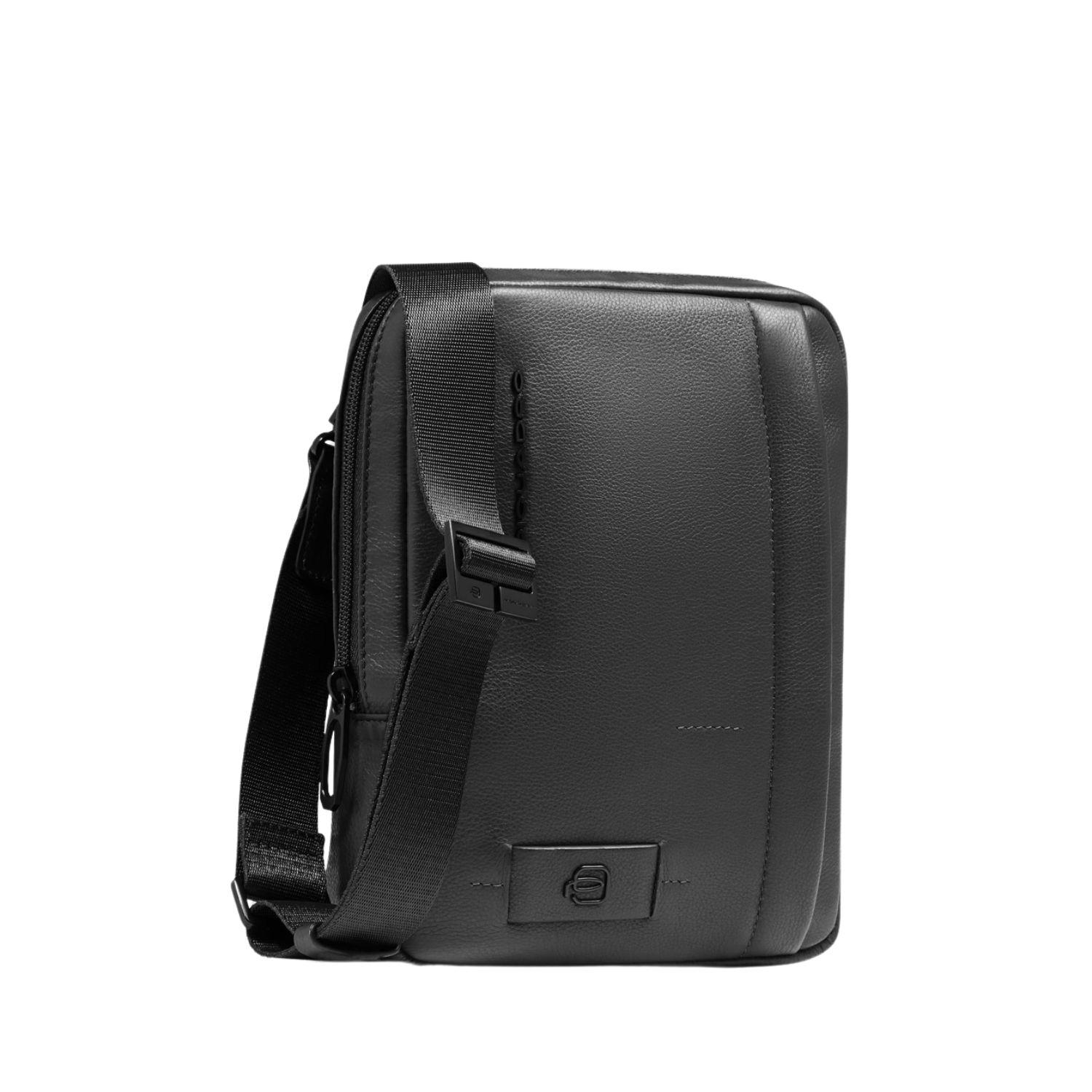 Piquadro - Borsello piccolo in pelle Russel, Nero