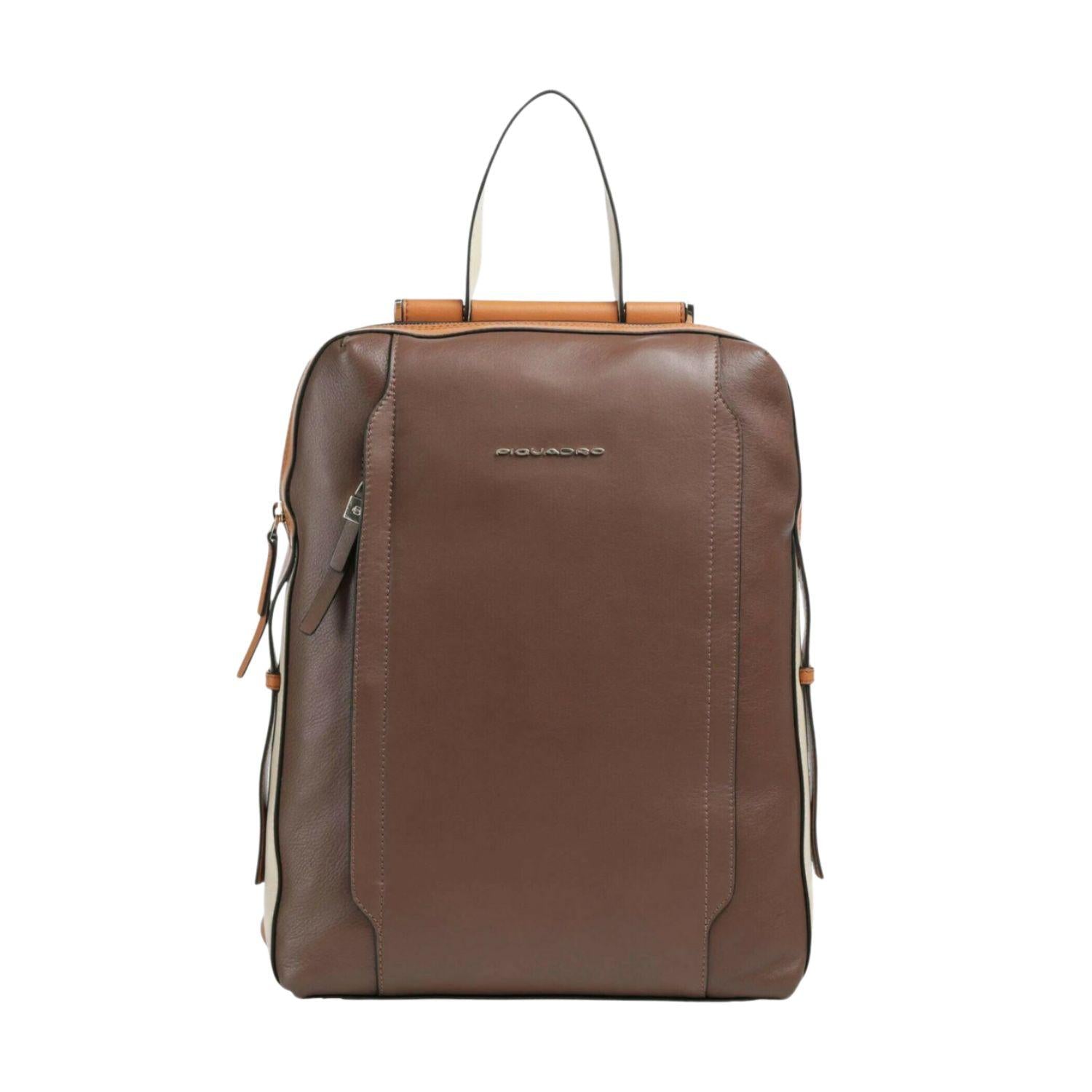 Piquadro - Zaino donna porta pc 14", Marrone