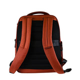 Piquadro - Zaino in tessuto da viaggio e porta PC 14', Arancione