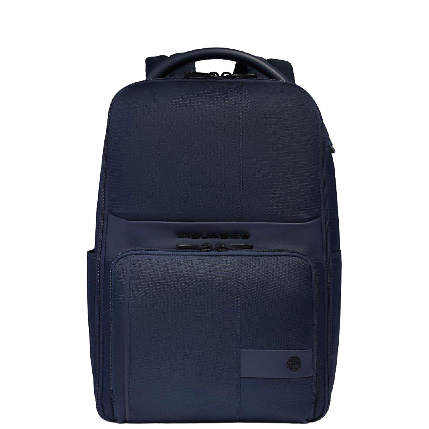 Piquadro - Zaino espandibile porta pc 15.6 in tessuto linea W129, Blu