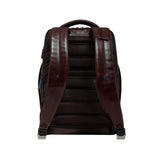 Piquadro - Zaino in pelle porta PC 15.6' Blue Square, Mogano