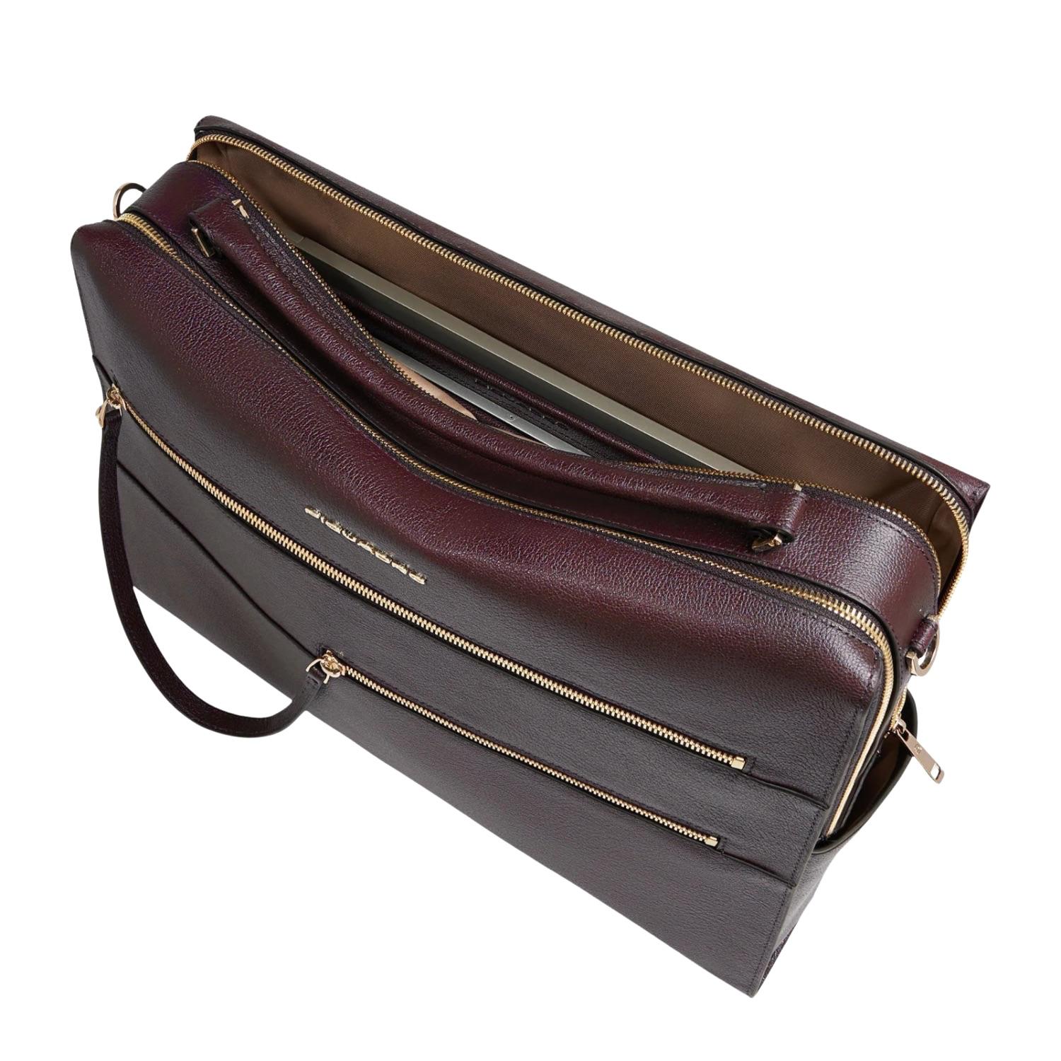 Borsa da lavoro donna porta pc 15,6", Bordeaux