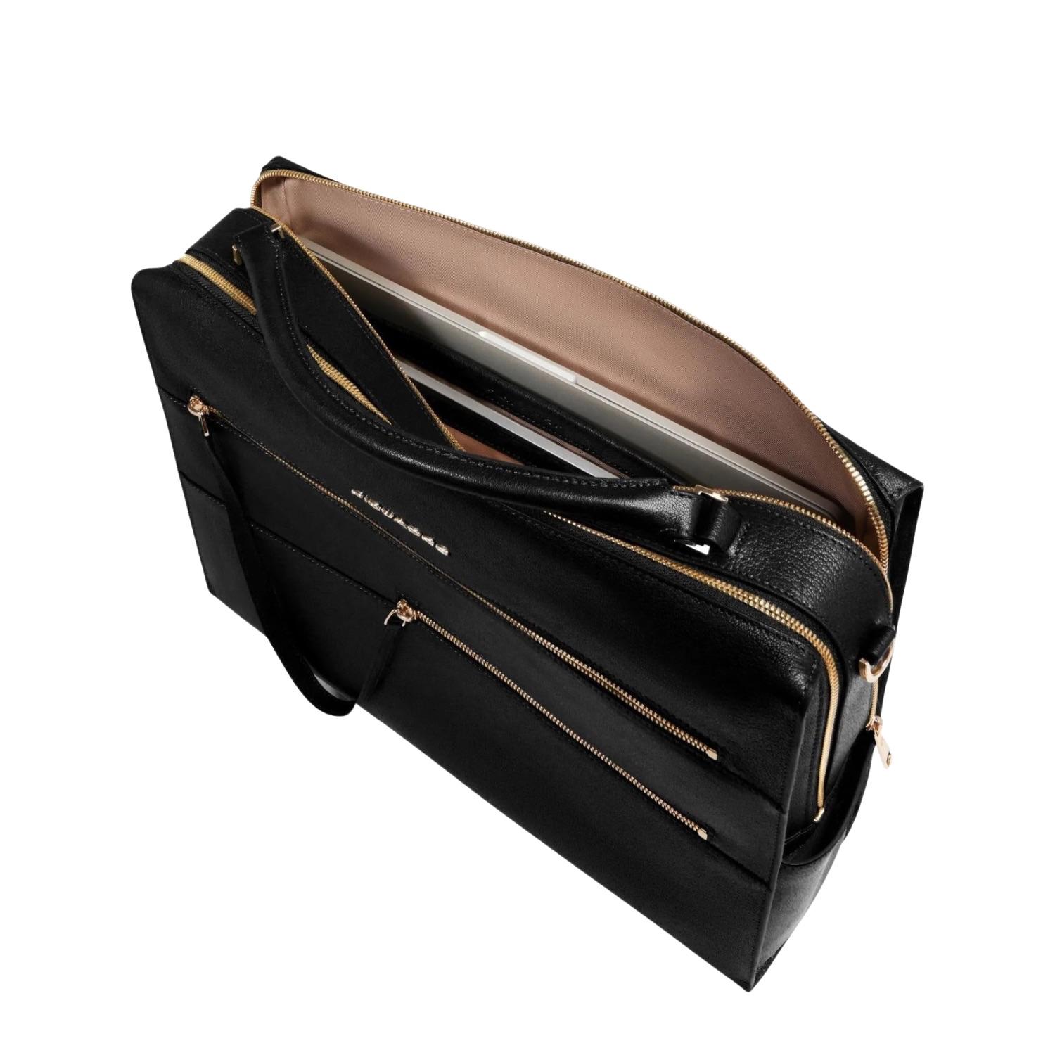 Borsa da lavoro donna porta pc 15,6", Nero