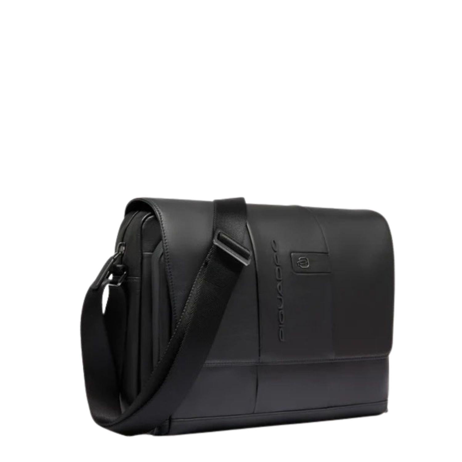 Piquadro - Borsa messenger uomo porta pc 14", Nero