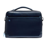 Piquadro - Borsa porta pc 15.6 in pelle, Blu