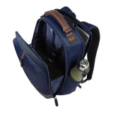 Piquadro - Zaino da viaggio in tessuto riciclato porta pc 14'', Blu