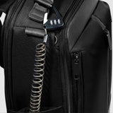 Zaino da viaggio porta pc 14" in tessuto riciclato,, Nero