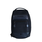 Piquadro - Zaino monospalla in tessuto riciclato, Blu