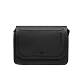 Piquadro - Borsa messenger in tessuto e pelle SS26, Nero