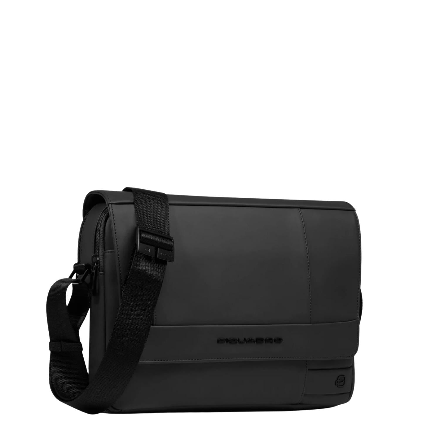 Piquadro - Borsa messenger uomo resistente all'acqua, Nero
