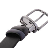 Piquadro - Cintura uomo in pelle reversibile, Nero, Blu