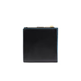 Piquadro - Portacarte e monete con bottone Blue Square, Nero
