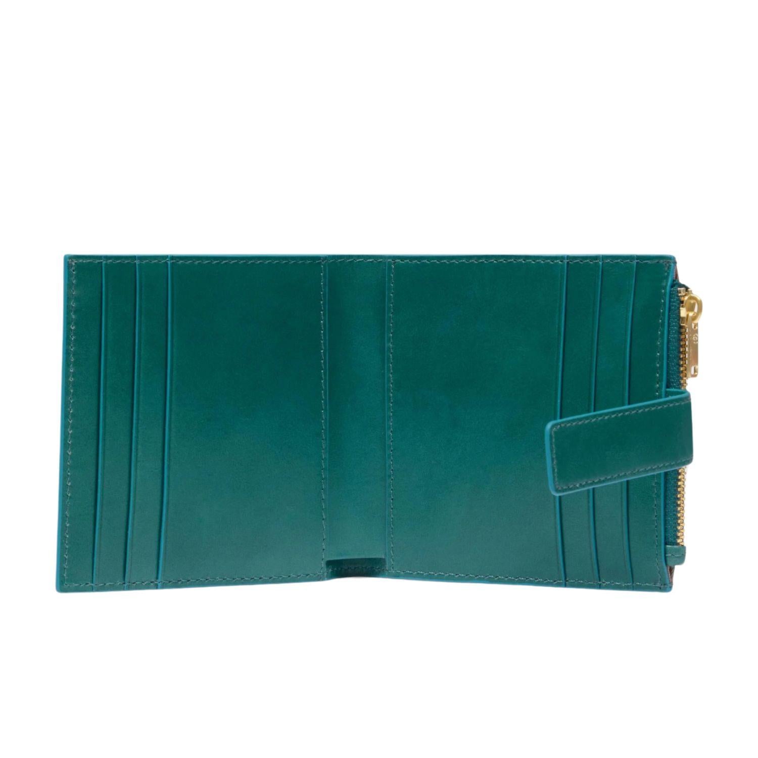 Piquadro - Portacarte e monete con bottone, Ottanio