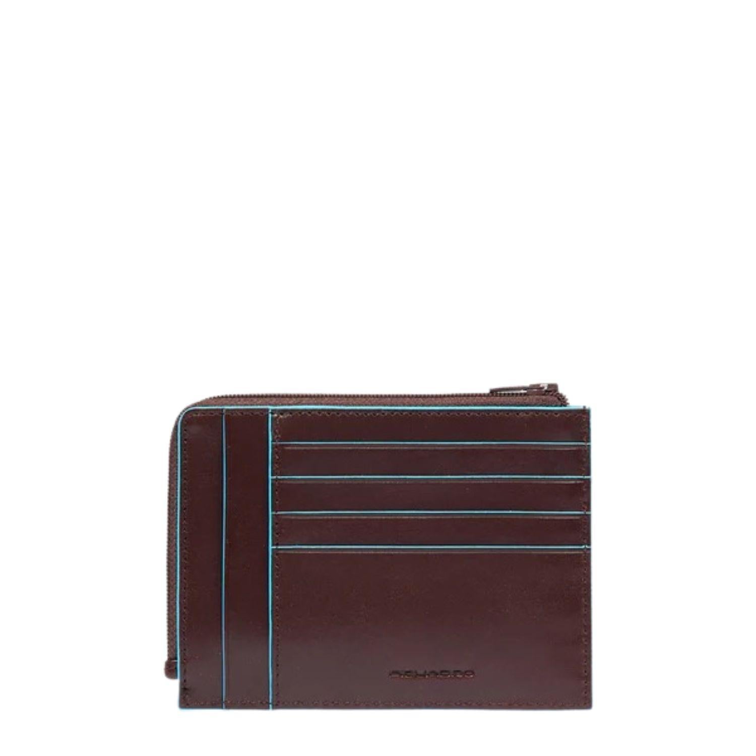 Piquadro - Portafogli portacarte uomo, Marrone