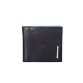 Piquadro - Portafoglio con molla portabanconote , Nero