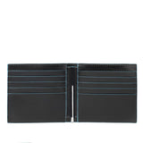 Piquadro - Portafoglio con molla portabanconote , Nero