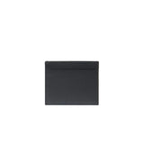 Piquadro - Portafoglio piccolo con patta e portamonete in pelle linea Russel, Nero