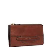 THE BRIDGE - Portafoglio donna a libro linea Lucrezia Cuoio