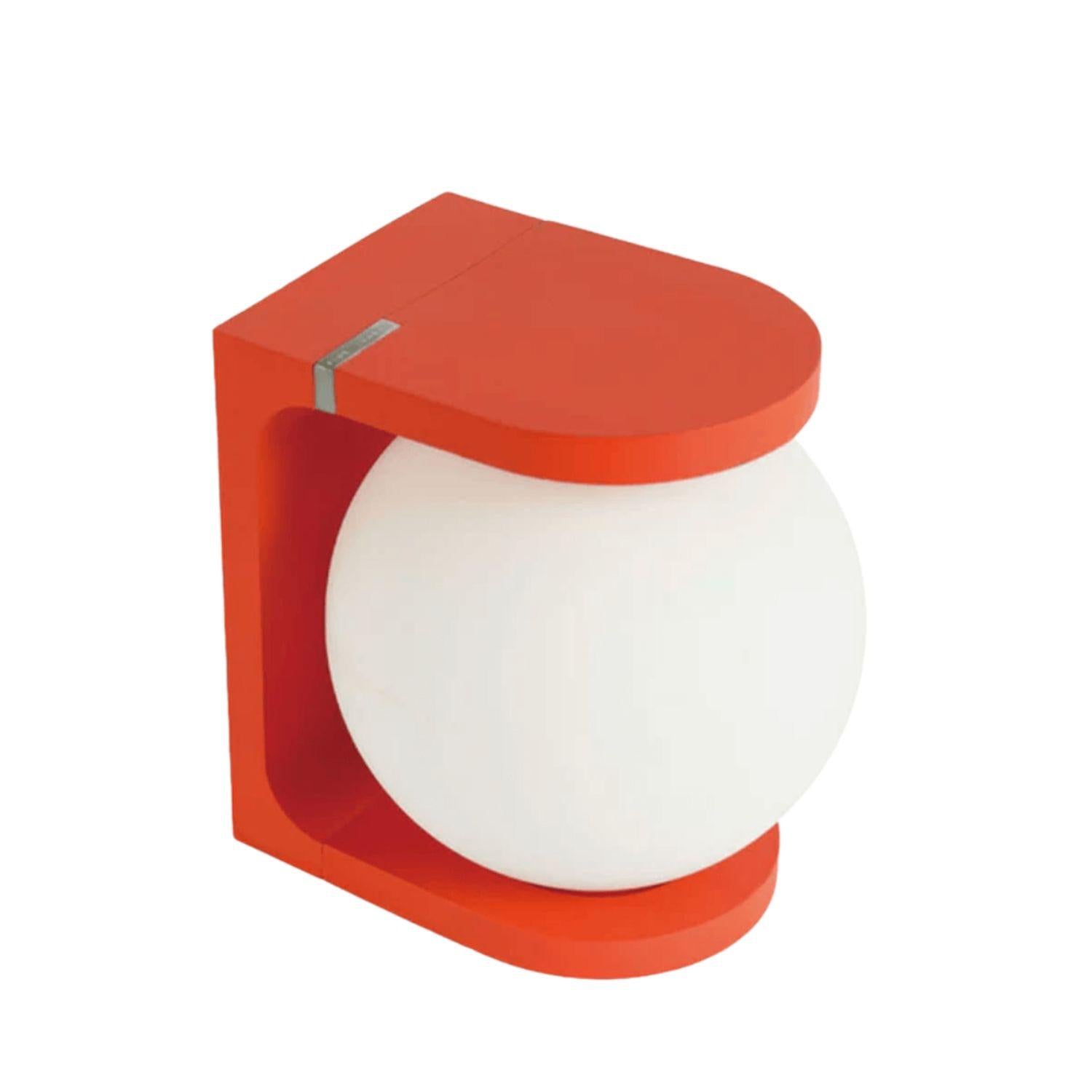 Sbam Design - Lampada da tavolo Plat Rossa