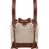 Rue Madam Paris - Zaino a secchiello in canvas Riviera, Marrone