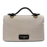 Rue Madam Paris - Borsa vanity in canvas, Nero
