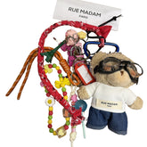 Rue Madam Paris - Charm per borsa Marvin Street, Multicolore