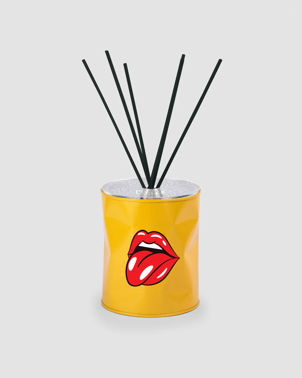 Pretty Little - Profumatore latta ammaccata Rollin Stones Gialla