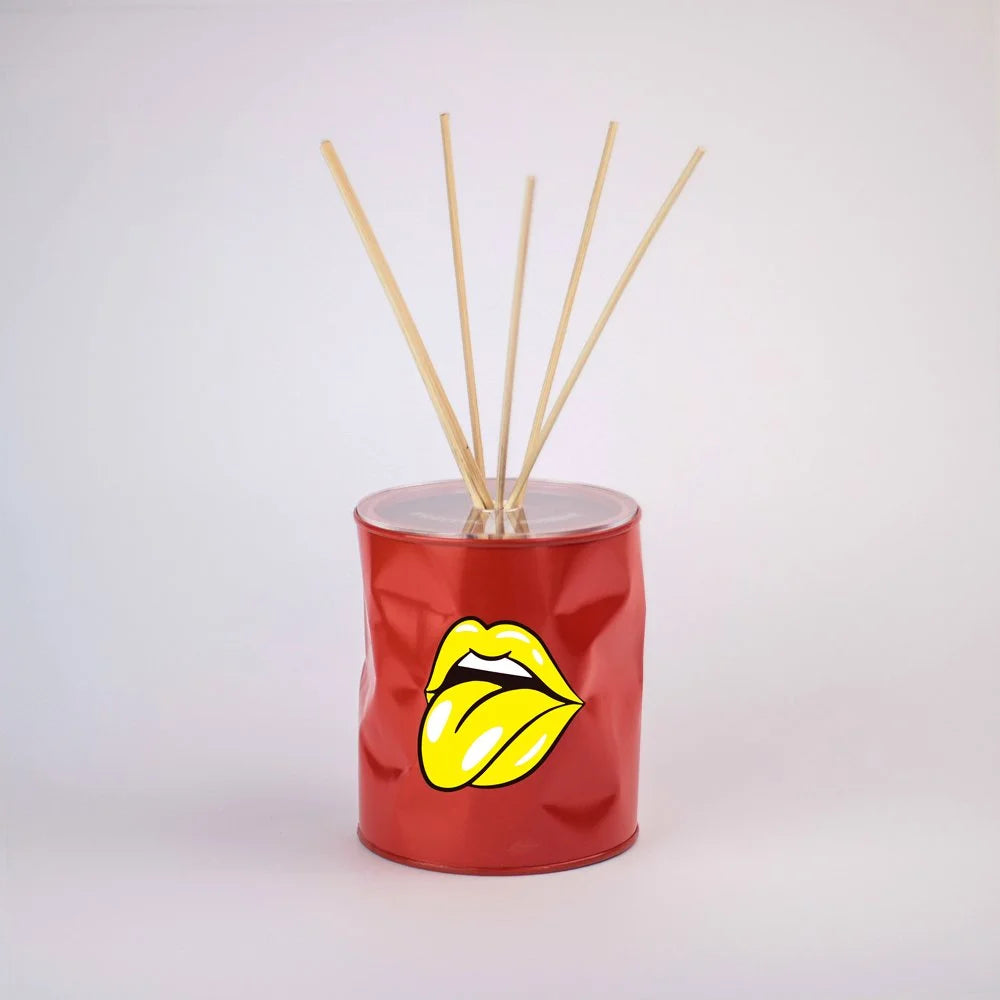 Pretty Little - Profumatore latta ammaccata Rollin Stones Rossa