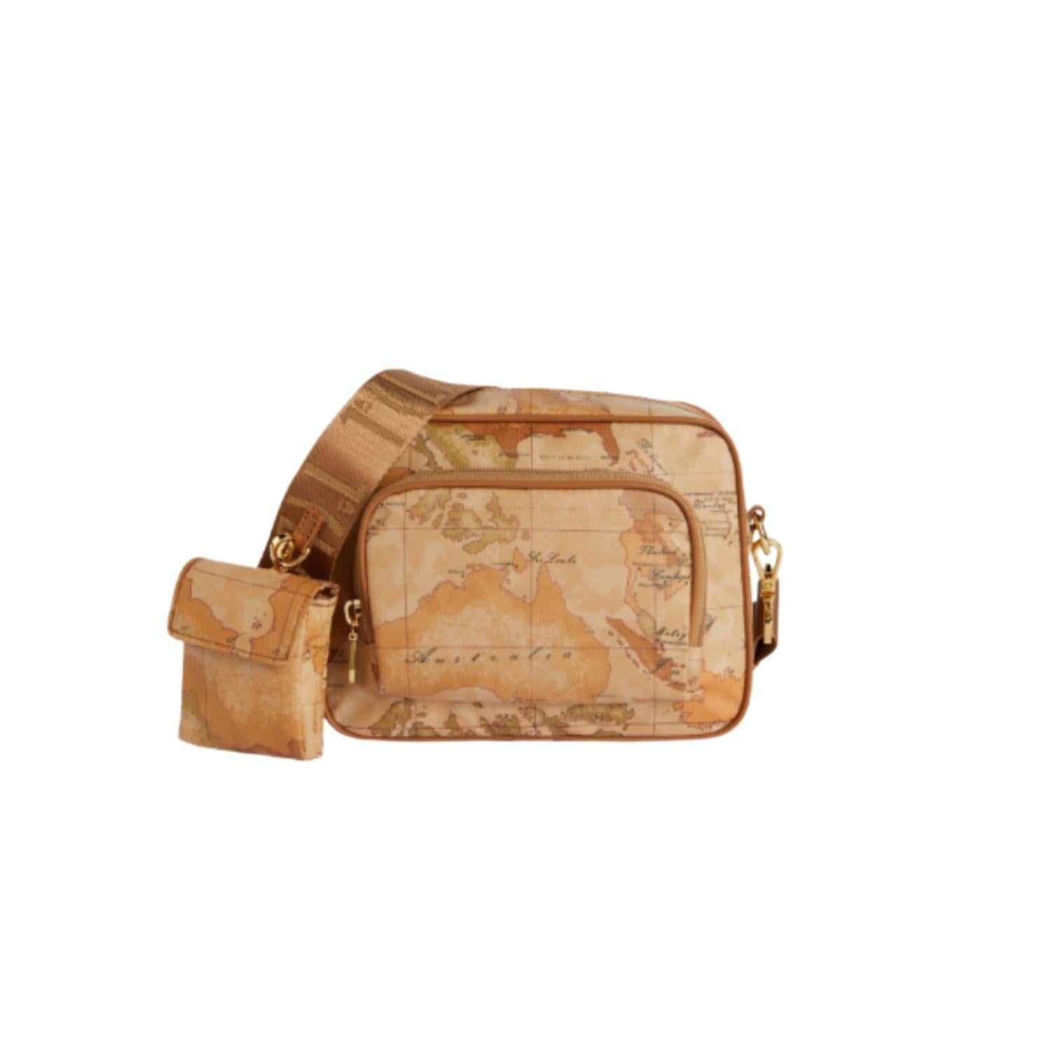 ALVIERO MARTINI - S005 Geo Soft tracolla reporter con portamonete, Beige