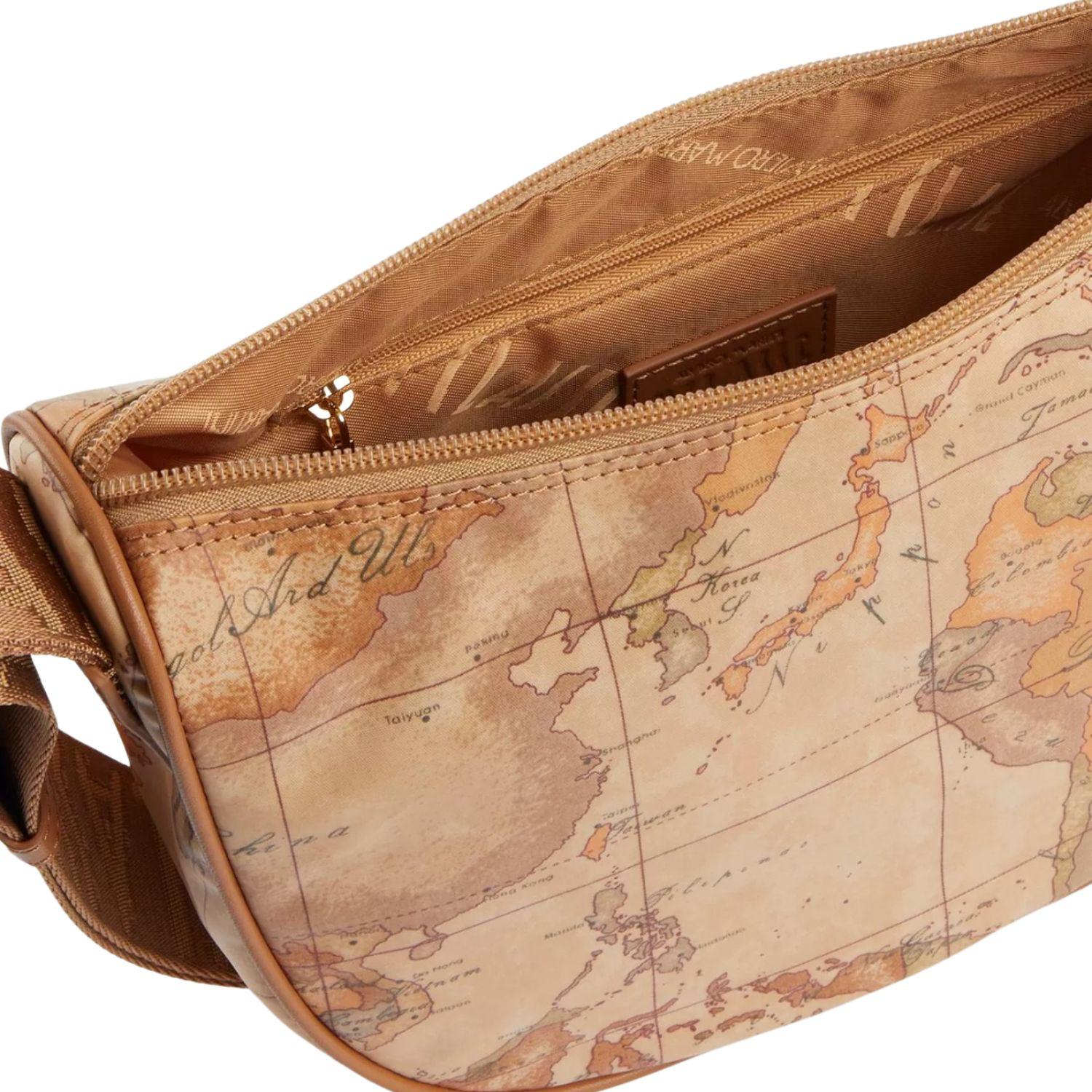 Alviero Martini - Soft tracolla a mezzaluna piccola S006, Beige