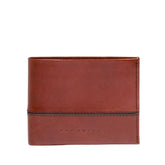 The Bridge - Portafoglio solo carte in pelle linea Damiano, Marrone