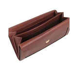 The Bridge - Portafoglio grande con bottone linea Ginevra, Marrone