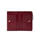 The bridge - Portafogli in pelle donna piccolo con portamonete linea Lucrezia, Rosso