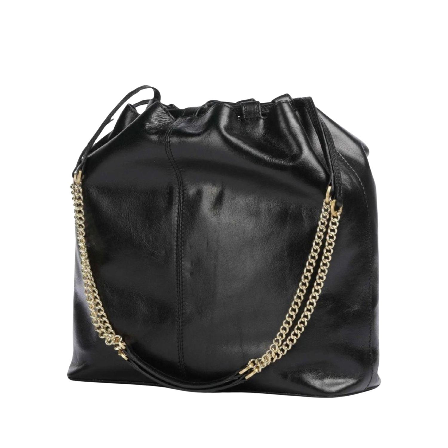 THE BRIDGE - Secchiello grande linea Story con catena, Nero