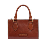 The bridge - Borsa a mano in pelle con tracolla removibile, Cuoio