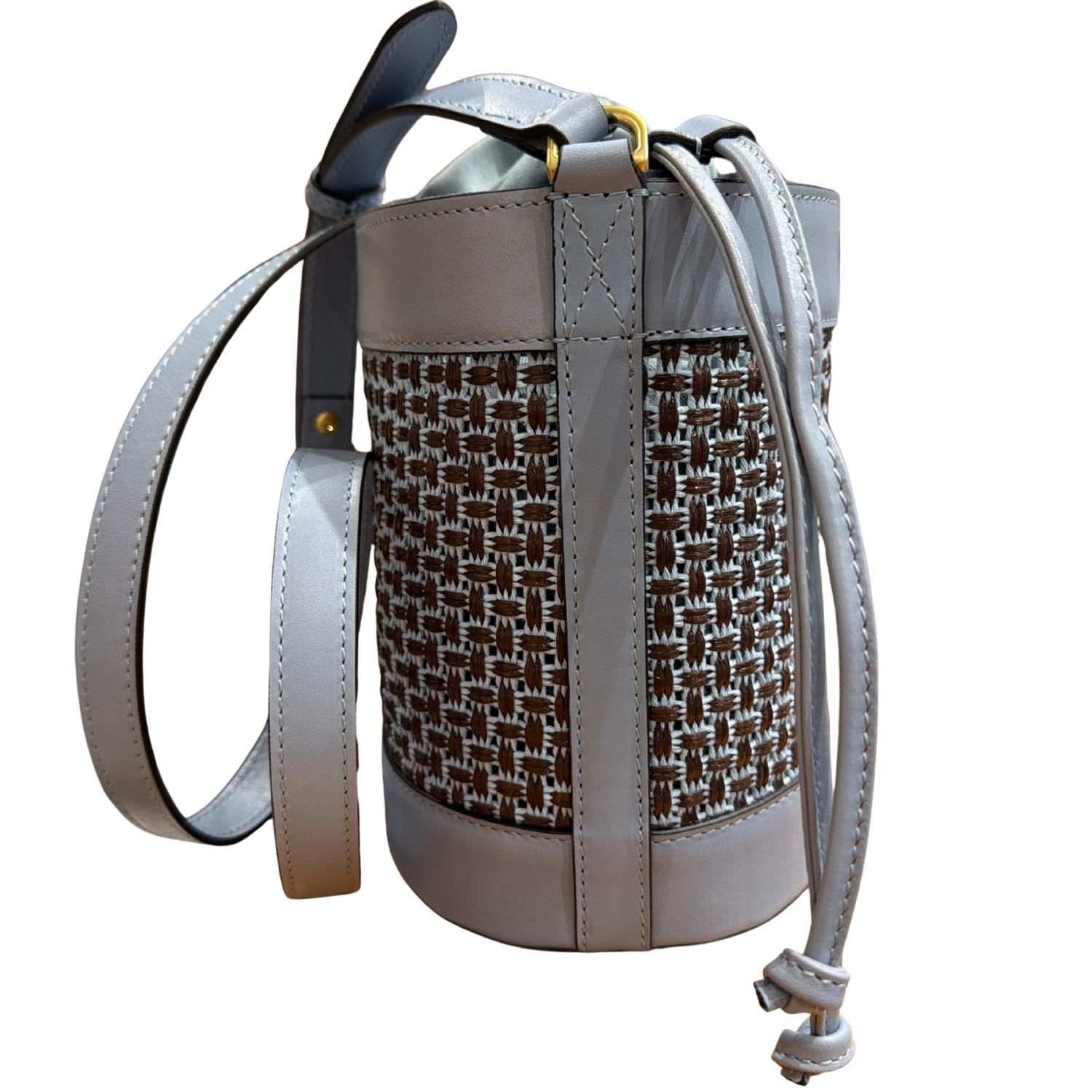 The bridge - Borsa a secchiello linea Luna SS26, Celeste