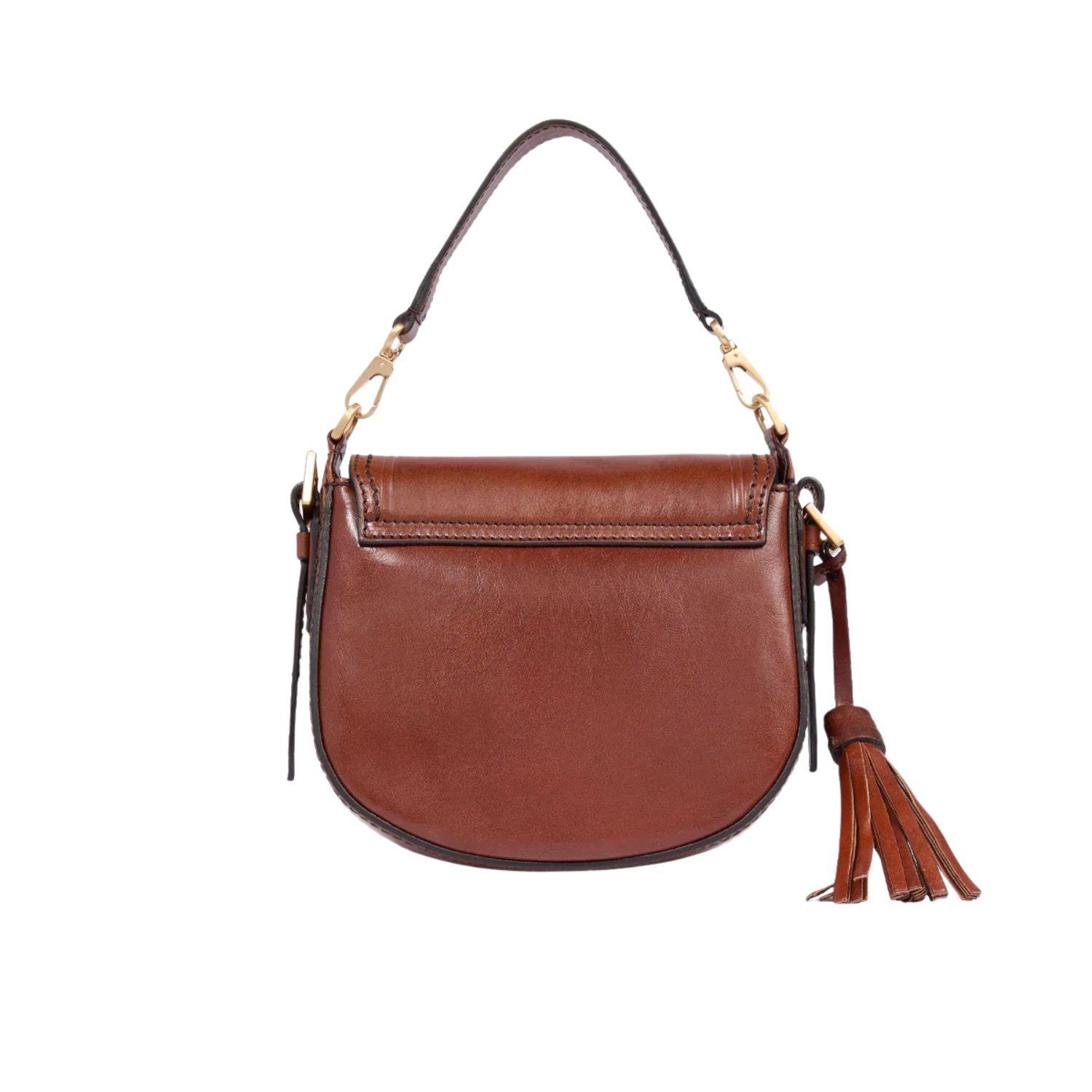 The Bridge - Borsa a mano e tracolla in pelle linea Pearldistrict, Marrone