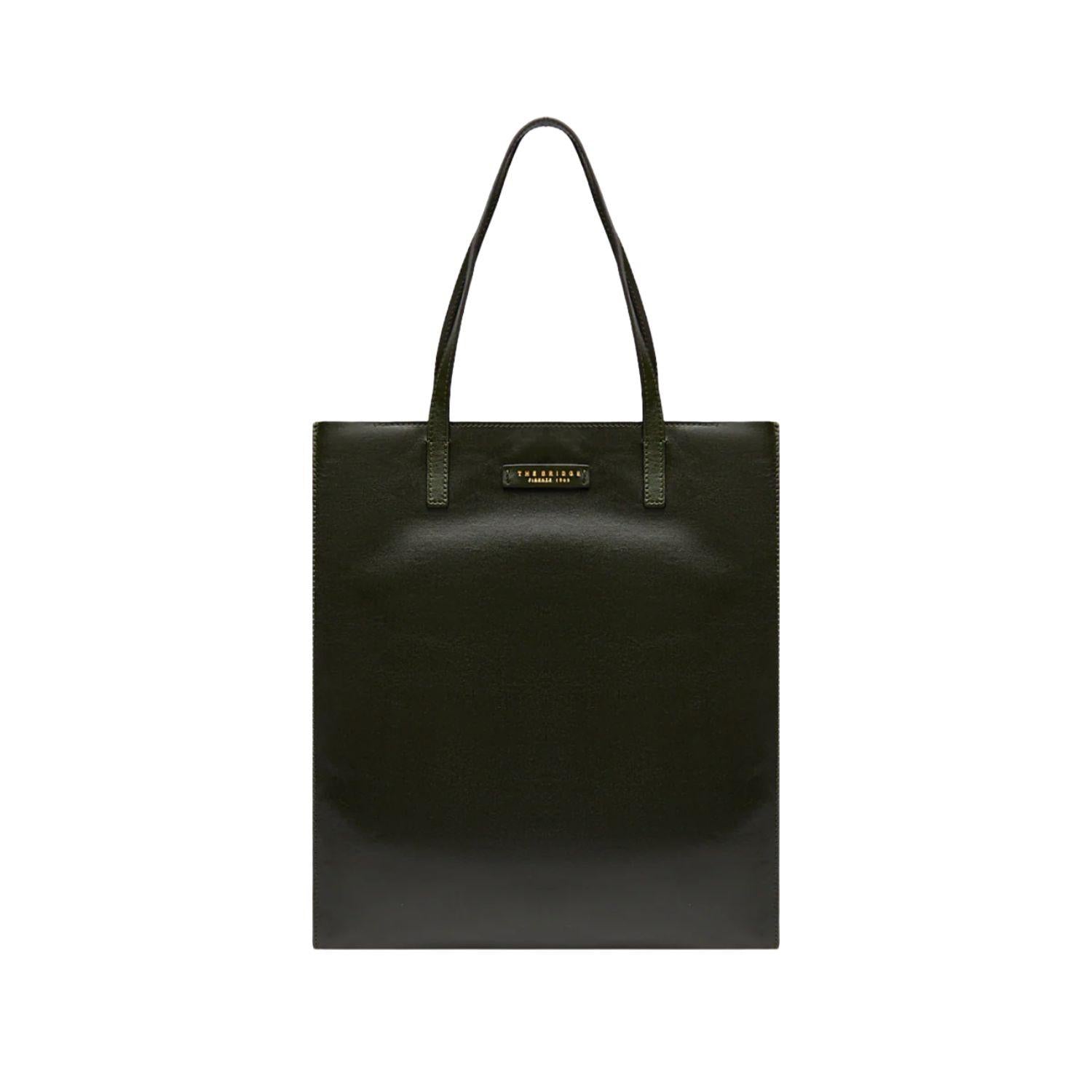 Shopper verticale Mirra, Verde Muschio