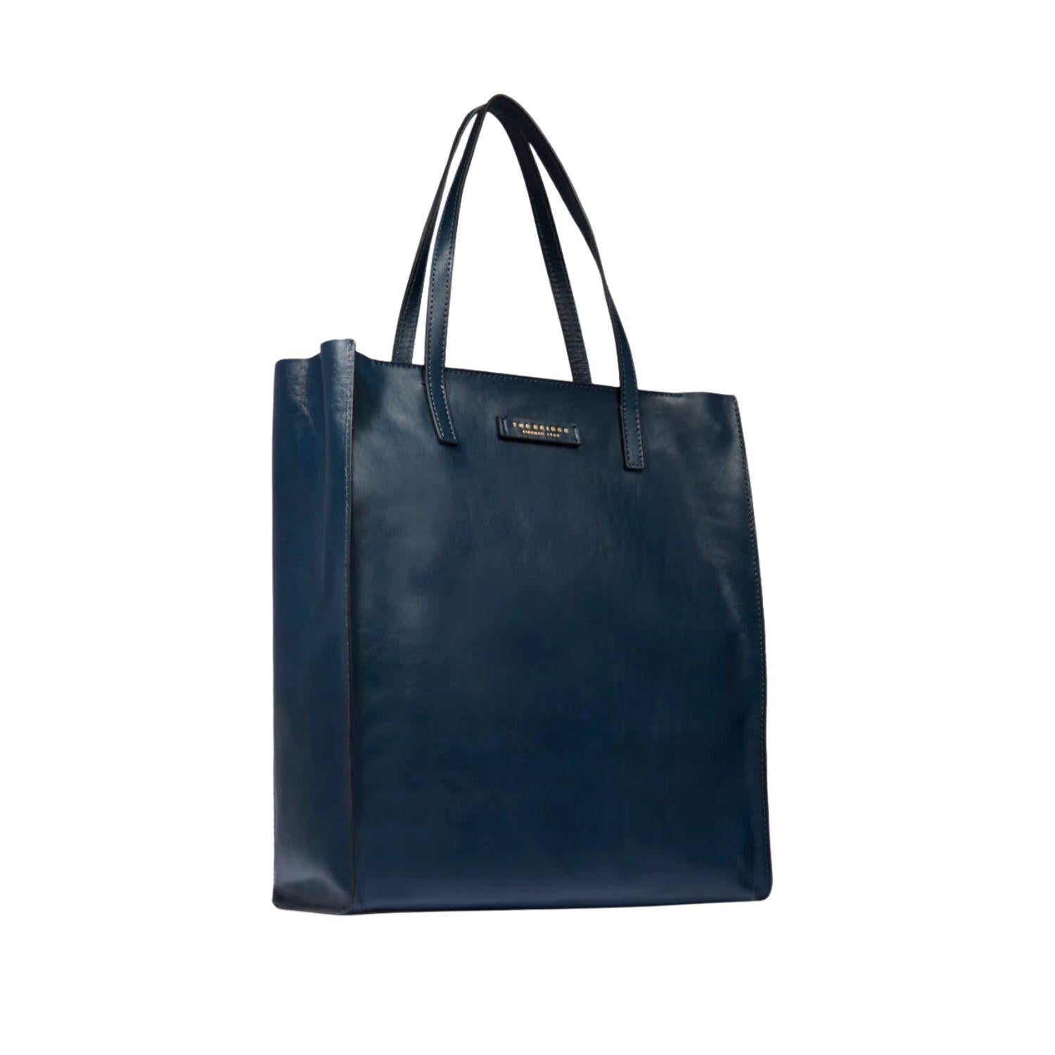 Shopper verticale Mirra, Blu Oltremare