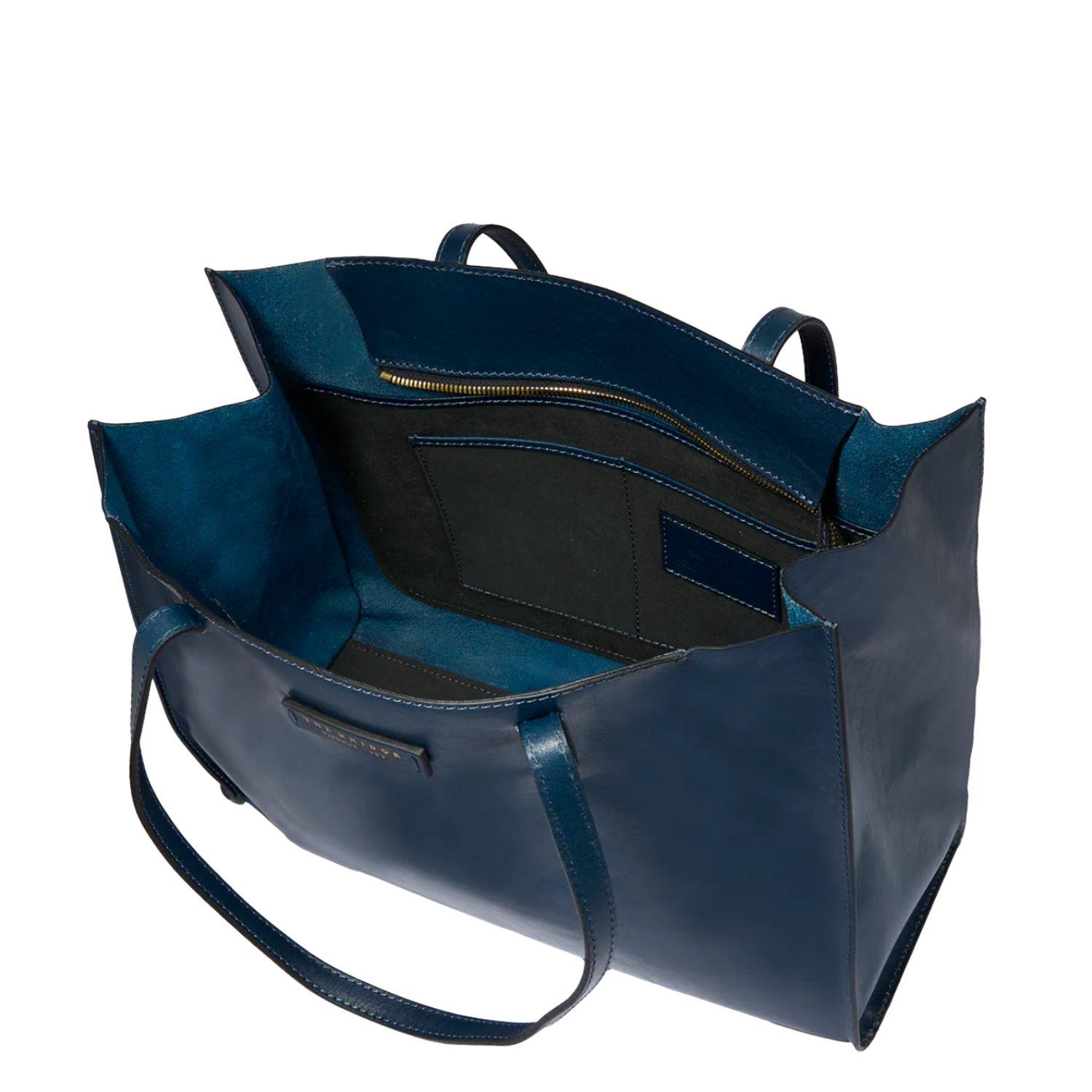 Shopper orizzontale Mirra con cerniera, Verde