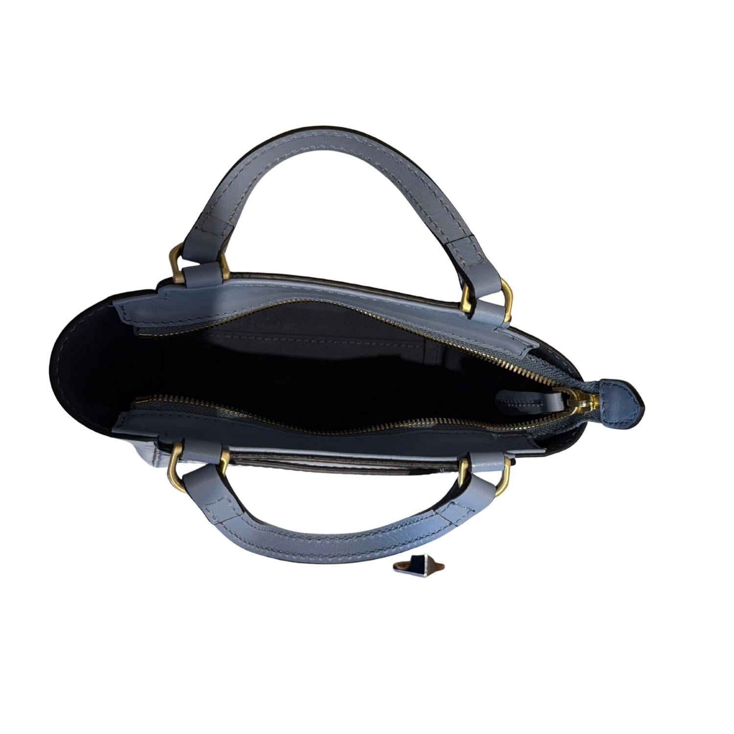 The bridge - Borsa a mano con tracolla linea Lucrezia, Celeste