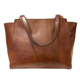 The bridge - Shopper linea Lucrezia in pelle, Marrone