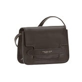 Borsa a tracolla piccola in pelle Linea Lucrezia, Nero