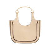 The Bridge - Borsa hobo pelle formato mini Luce, Beige