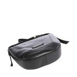 The Bridge - Borsa a tracolla Fedora in pelle di vacchetta grana, Nero