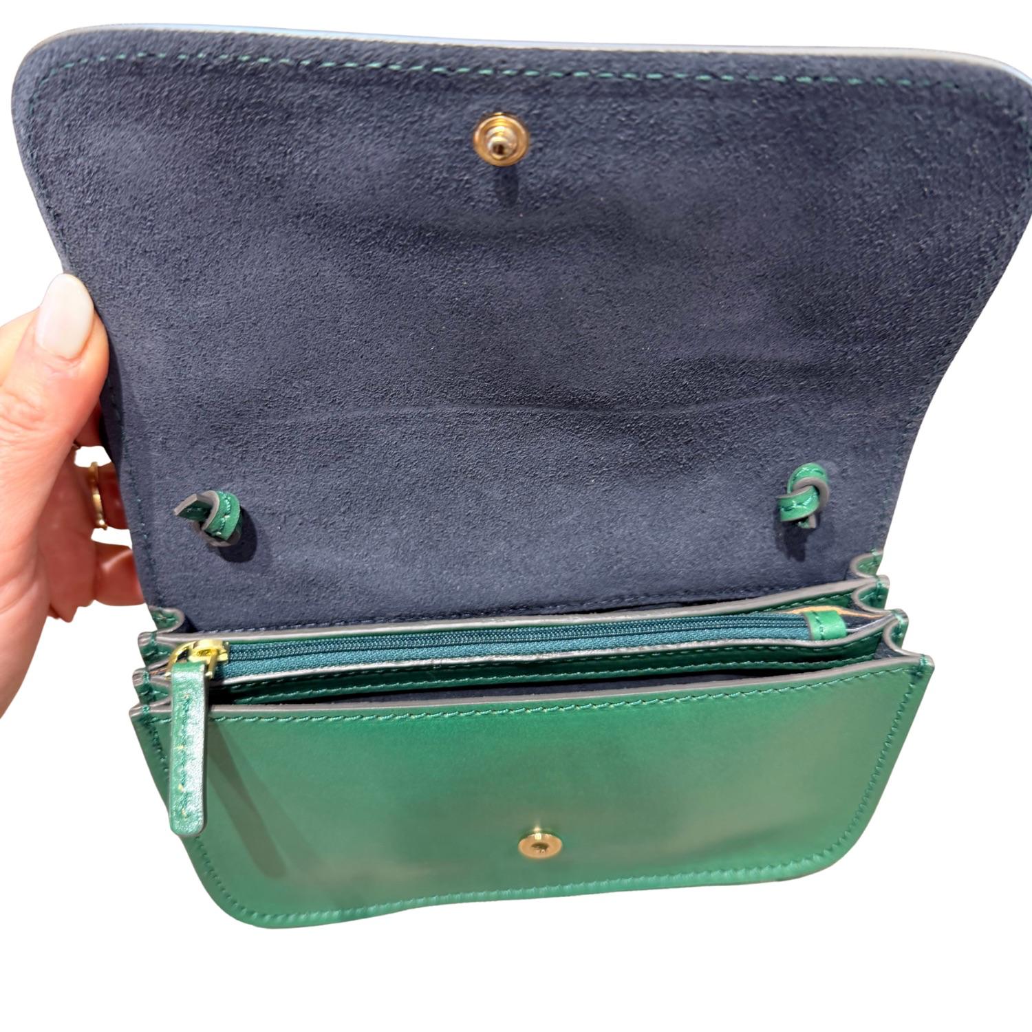 The Bridge - Tracollina in pelle linea rustici, Verde