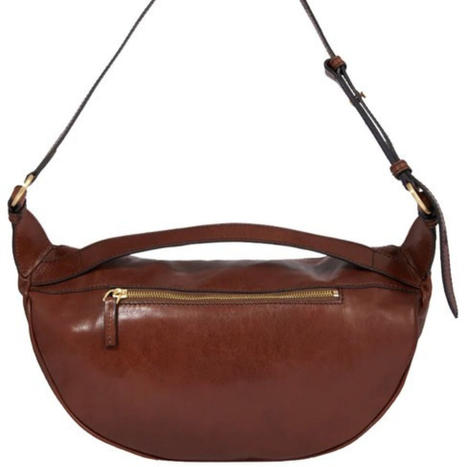The Bridge - Bum Bag maxi marsupio grande a tracolla in pelle, Marrone