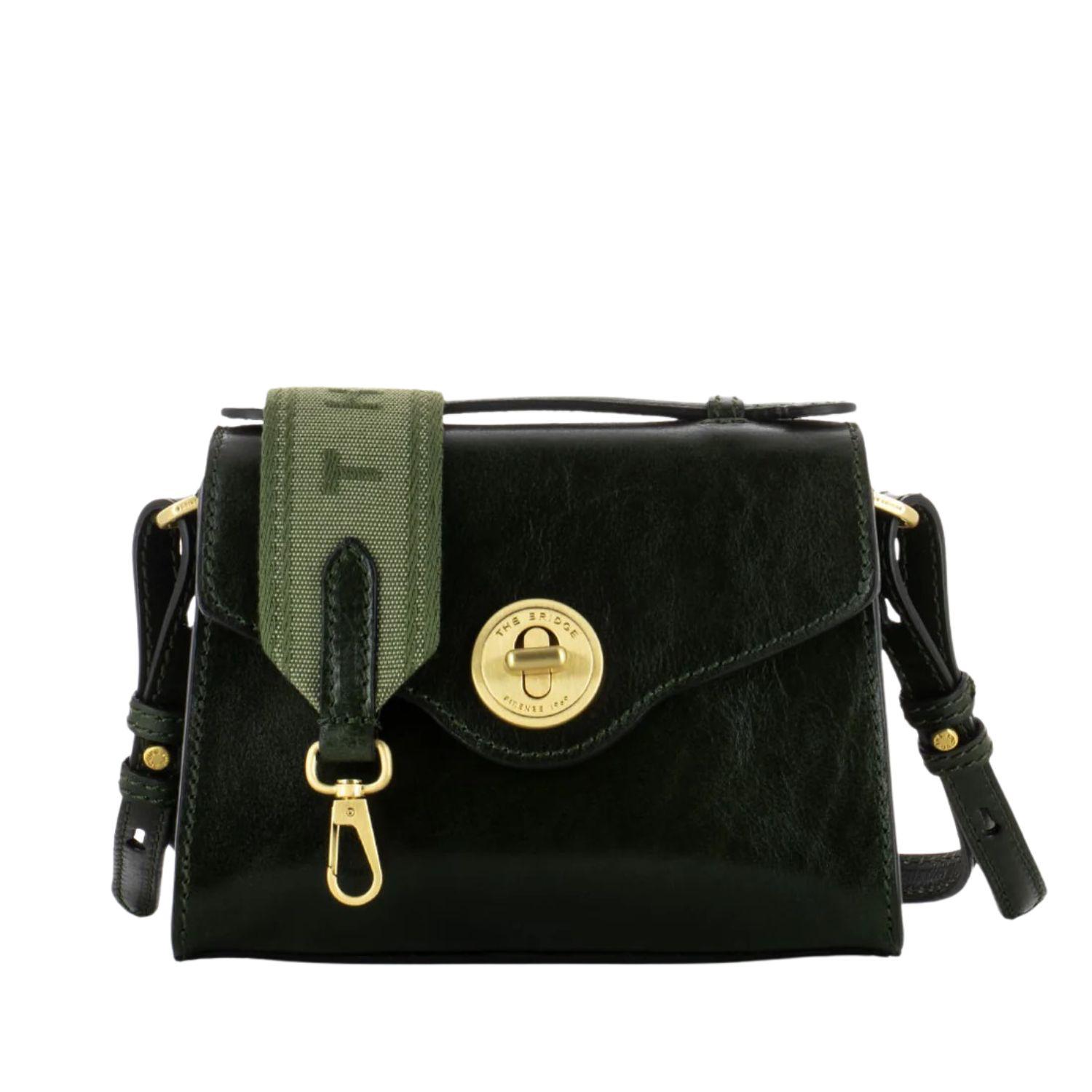 The bridge - Borsa con tracolla removibile Irene, Verde Scuro